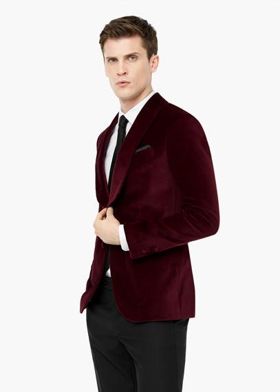 Mango Man Mango Man Velvet Shawl Blazer