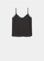 Violeta By Mango Violeta By Mango Lace Appliqu Top
