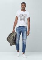 Mango Man Mango Man Loose-fit Vintage John Jeans