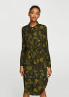 Mango Mango Knot Camo-print Dress