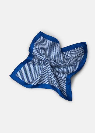 Mango Man Printed Silk Pocket Square