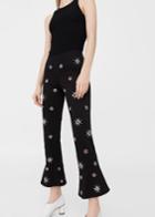 Mango Mango Beads Flare Trousers