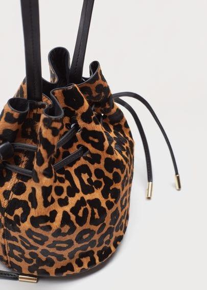 Violeta By Mango Violeta By Mango Leopard Print Bag