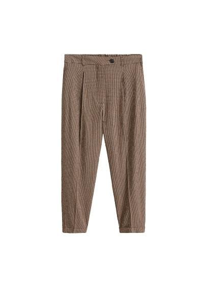 Mango Mango Check Suit Pants