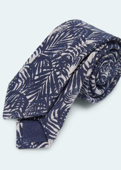 Mango Man Mango Man Linen-blend Tie