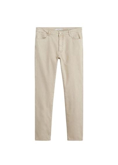 Mango Man Mango Man Beige Color Slim-fit Patrick Jeans