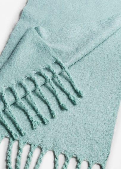 Mango Mango Textured Maxi Scarf