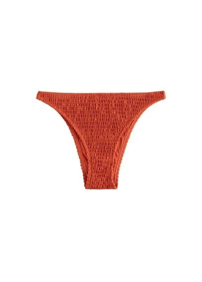 Mango Mango Ruched Bikini Bottom