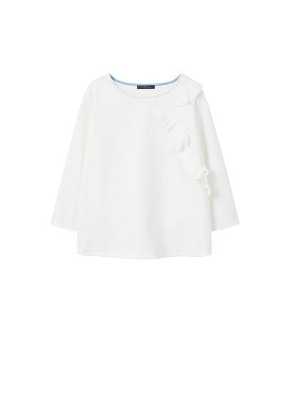 Violeta By Mango Violeta By Mango Ruffle Detail Sweatshirt