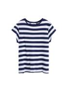 Mango Mango Gathered Sleeve T-shirt