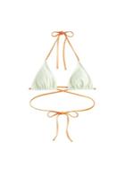 Mango Mango Strap Bicolour Bikini Top