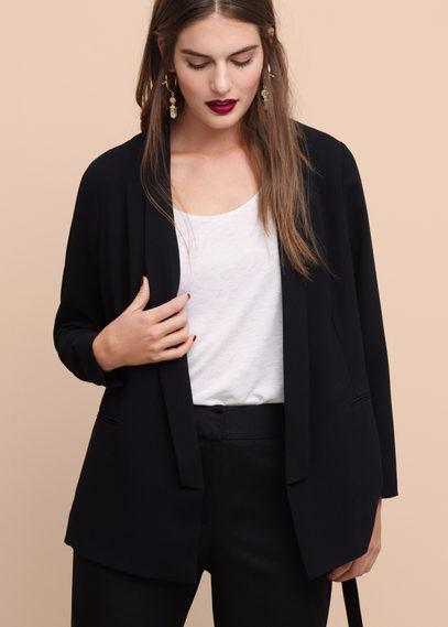 Violeta By Mango Violeta By Mango Unstructured Flowy Blazer