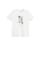 Mango Man Mango Man Embroidered Details Print T-shirt