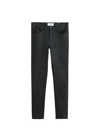 Violeta By Mango Violeta By Mango Coated Super Slim Andrea Jeans