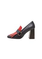 Violeta By Mango Violeta By Mango Fringed Leather Shoes