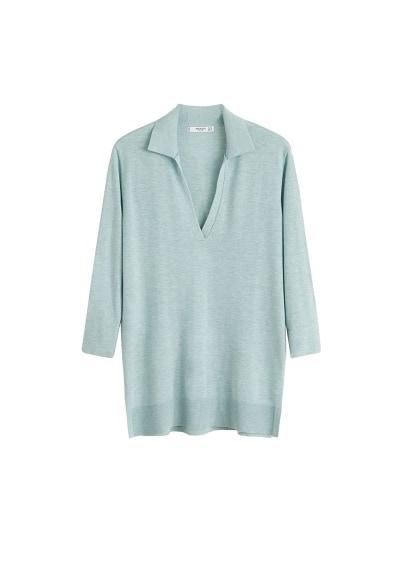 Mango Mango Fine-knit Polo Shirt