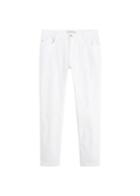 Mango Man Mango Man Slim-fit White Optic Jeans