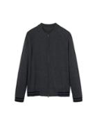 Mango Man Mango Man Cotton Bomber-style Cardigan