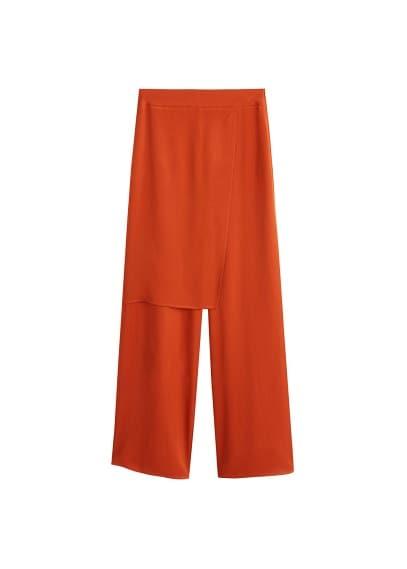 Mango Mango Asymmetric Culotte Pants