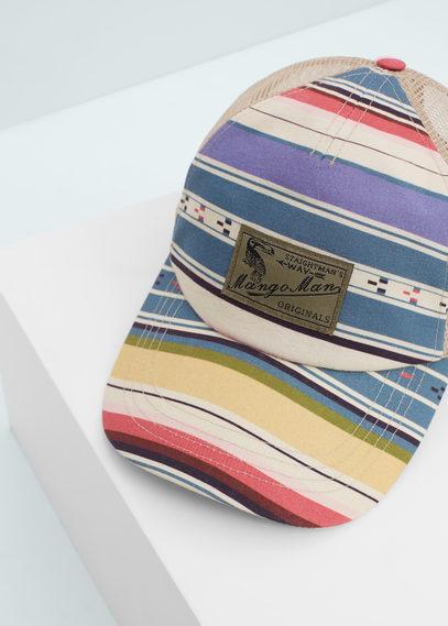 Mango Man Mango Man Striped Cap