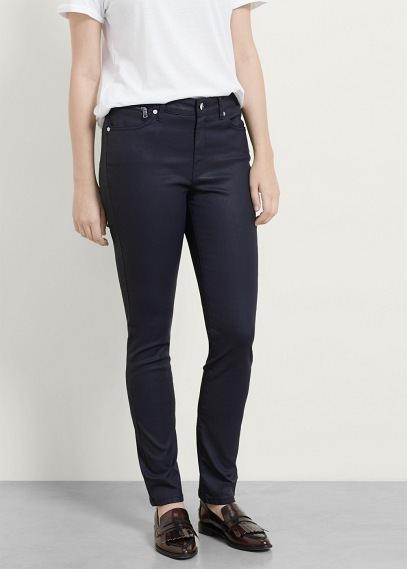 Violeta By Mango Violeta By Mango Coated Slim-fit Carmen Jeans