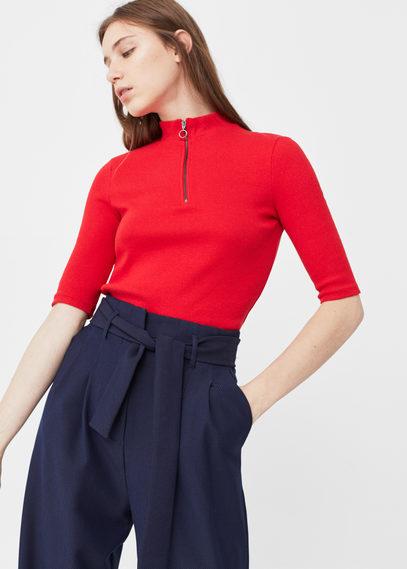 Mango Mango Zip T Shirt