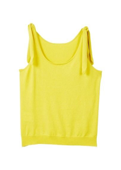 Mango Mango Bow Strap Top