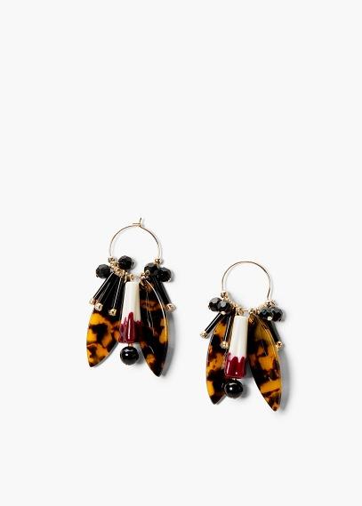 Mango Mango Bead Loop Earrings
