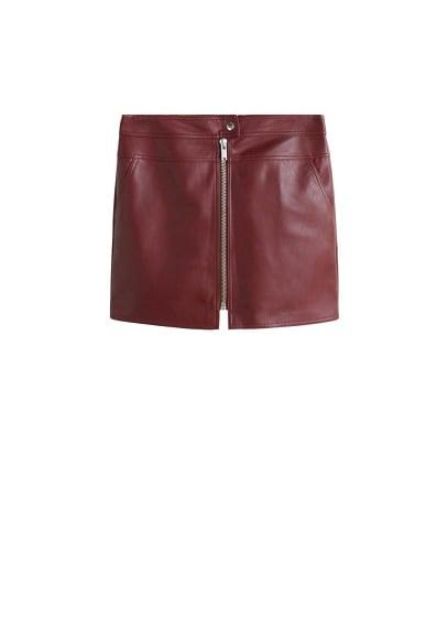 Mango Mango Zip Miniskirt