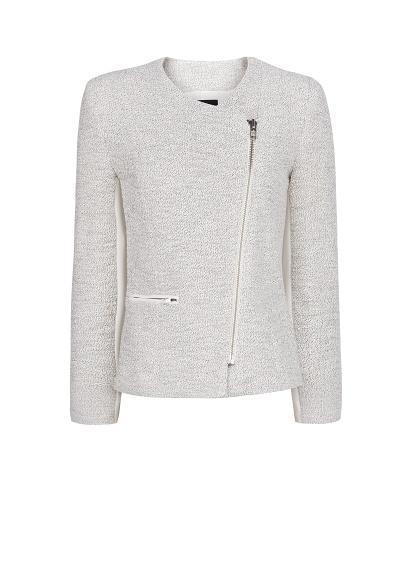 Mango Biker Style Boucl Jacket