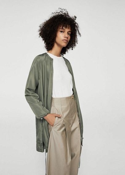 Mango Mango Technical Fabric Parka