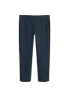 Mango Man Mango Man Slim-fit Striped Texture Trousers
