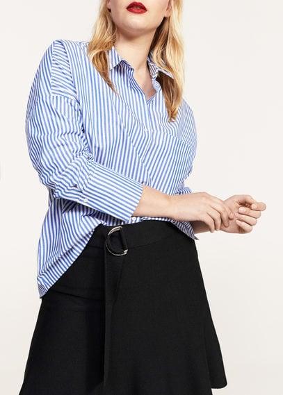 Violeta By Mango Violeta By Mango Textured Flared Skirt