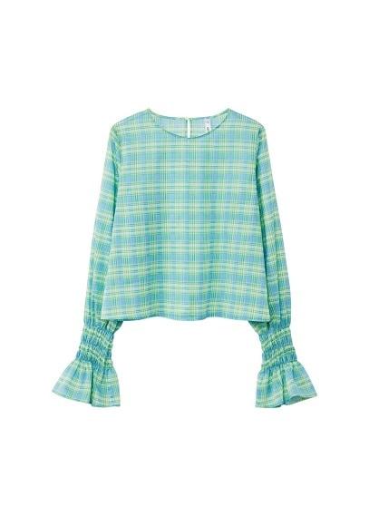 Mango Mango Textured Check Shirt