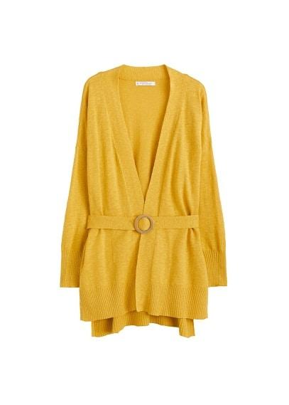 Violeta By Mango Violeta By Mango Belted Cotton Cardigan