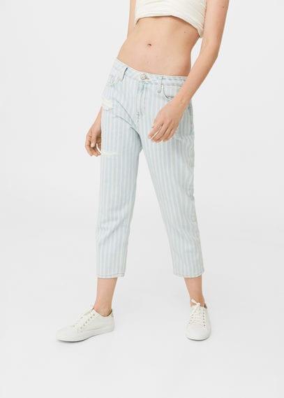 Mango Mango Summer Straight Crop Jeans