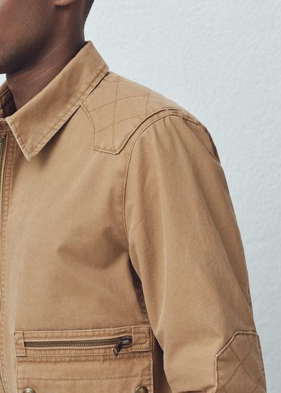 Mango Man Mango Man Canvas Cotton Jacket
