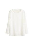 Mango Mango Satin Long Sleeve T-shirt