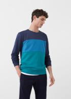 Mango Man Mango Man Color Block Sweatshirt