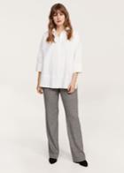 Violeta By Mango Violeta By Mango Contrasted Buttons Shirt