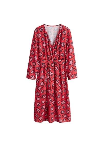 Mango Mango Printed Crepe Dress