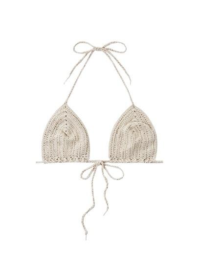 Mango Mango Crochet Bikini Top