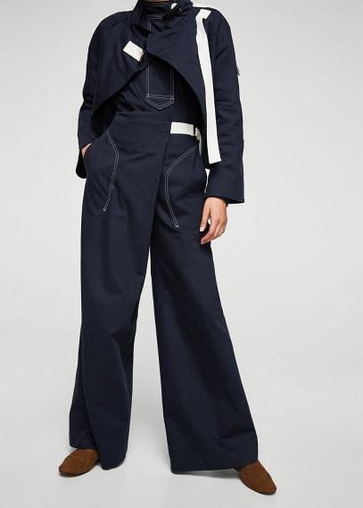 Mango Mango Seams Organic Cotton Pants