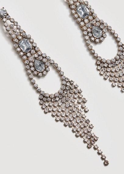 Mango Mango Rhinestone Crystal Earring