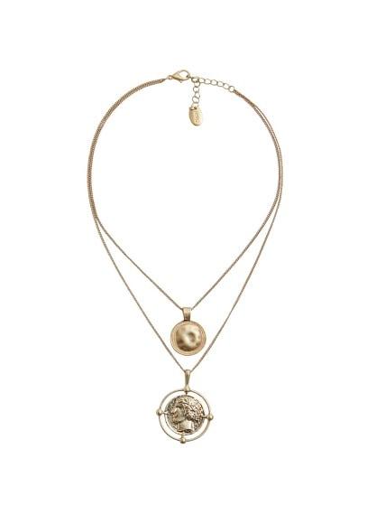 Mango Mango Coin Pendant Necklace