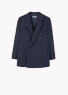 Mango Mango Double-breasted Blazer