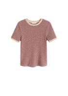 Mango Mango Jacquard Knitted T-shirt