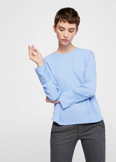 Mango Mango Side Snaps Blouse