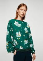 Mango Mango Trim Floral T-shirt