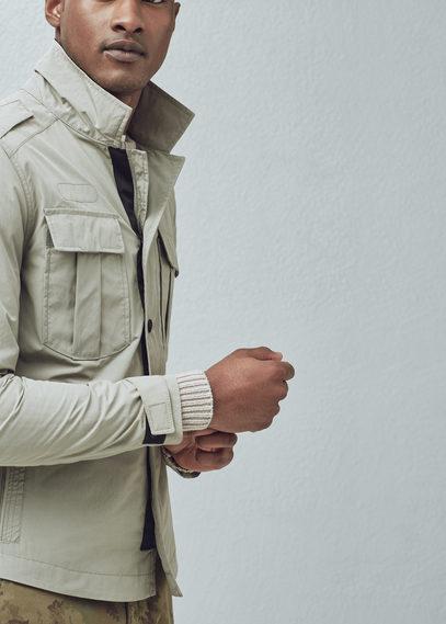 Mango Man Water-repellent Nylon-blend Field Jacket